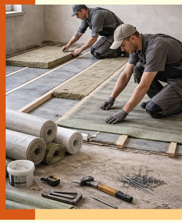Шумоизоляция пола в Изобильном — профессиональная звукоизоляция помещений